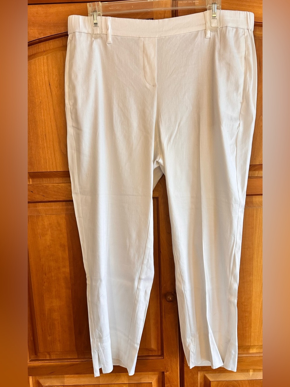 J. Jill White Petite Ankle Length Trousers, size Large Petite